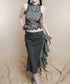 Back Tiered Skirt
